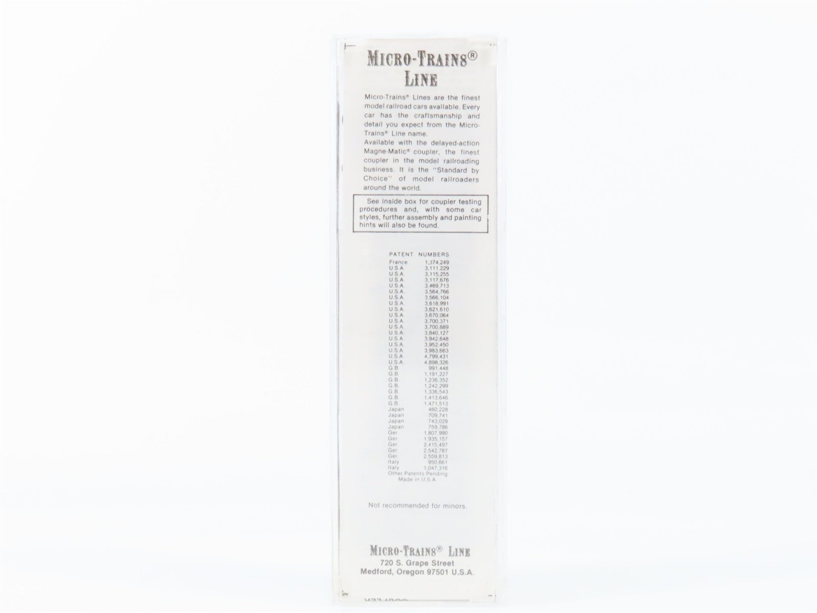 N Scale Micro-Trains MTL 36030 Union Pacific 50' Double Plug Door Box Car RTR
