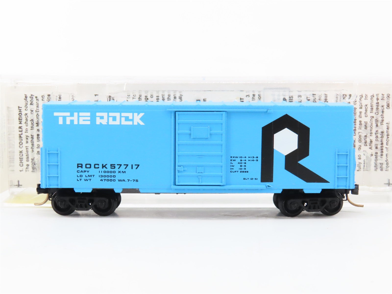 N Scale Micro-Trains MTL 24010 Rock Island 40' Box Car 57717 RTR