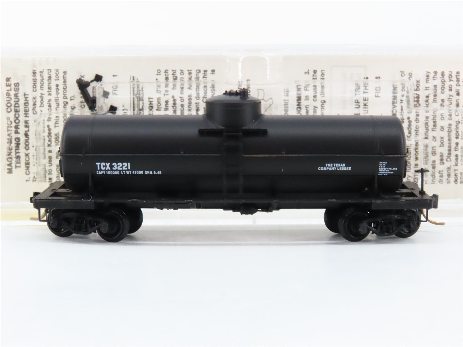 N Scale Micro-Trains MTL 65250 Texas Company 39' Single Dome Tank Car RTR