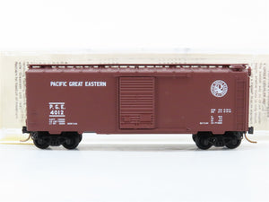 N Scale Micro-Trains MTL 20970 P. G. E. Pacific Great Eastern 40' Box Car RTR