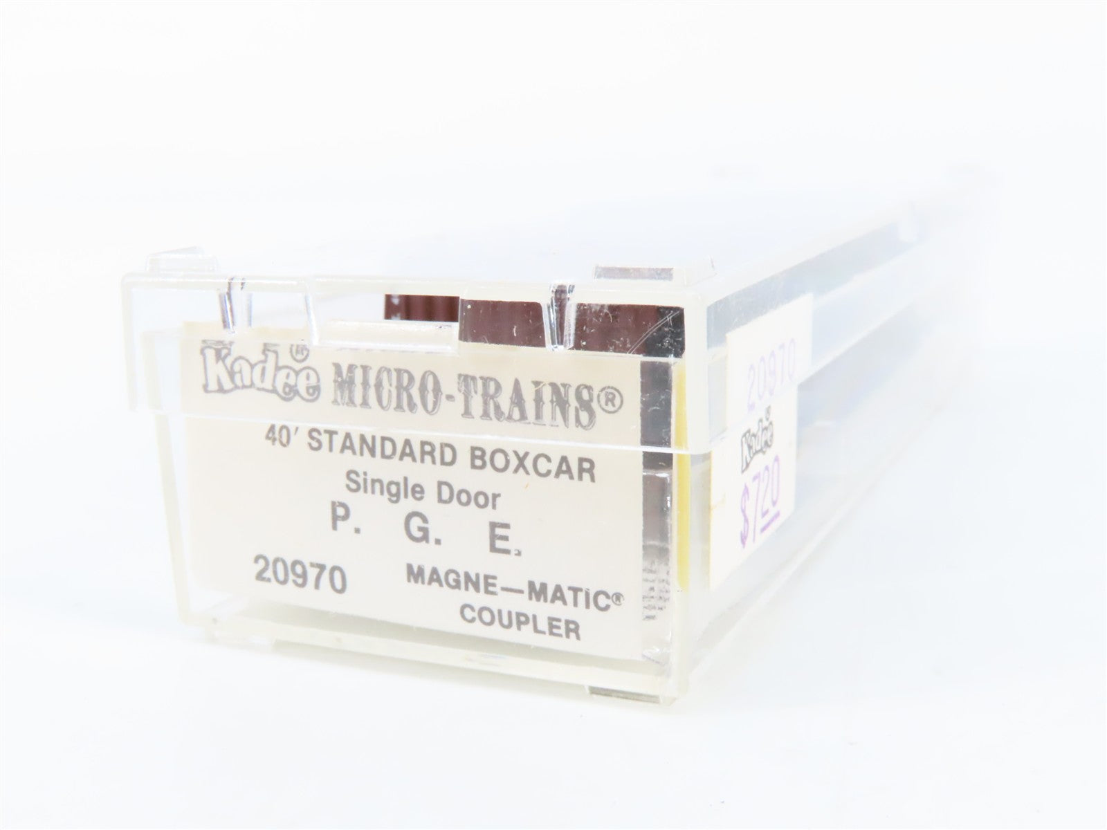 N Scale Micro-Trains MTL 20970 P. G. E. Pacific Great Eastern 40' Box Car RTR