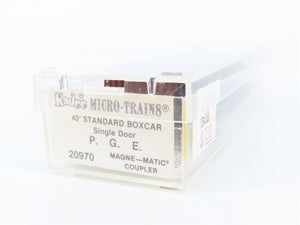 N Scale Micro-Trains MTL 20970 P. G. E. Pacific Great Eastern 40' Box Car RTR