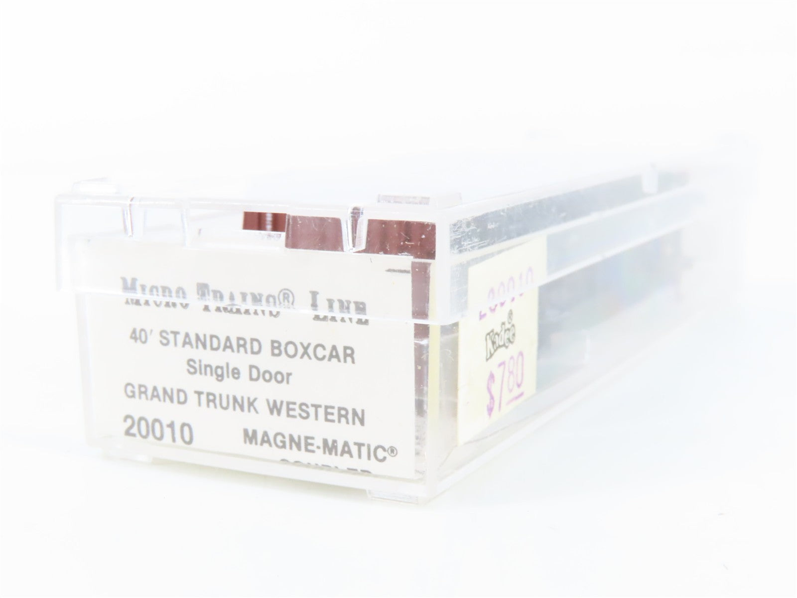 N Kadee Micro-Trains MTL 20010 GTW Grand Trunk Western 40' Box Car 516768 RTR