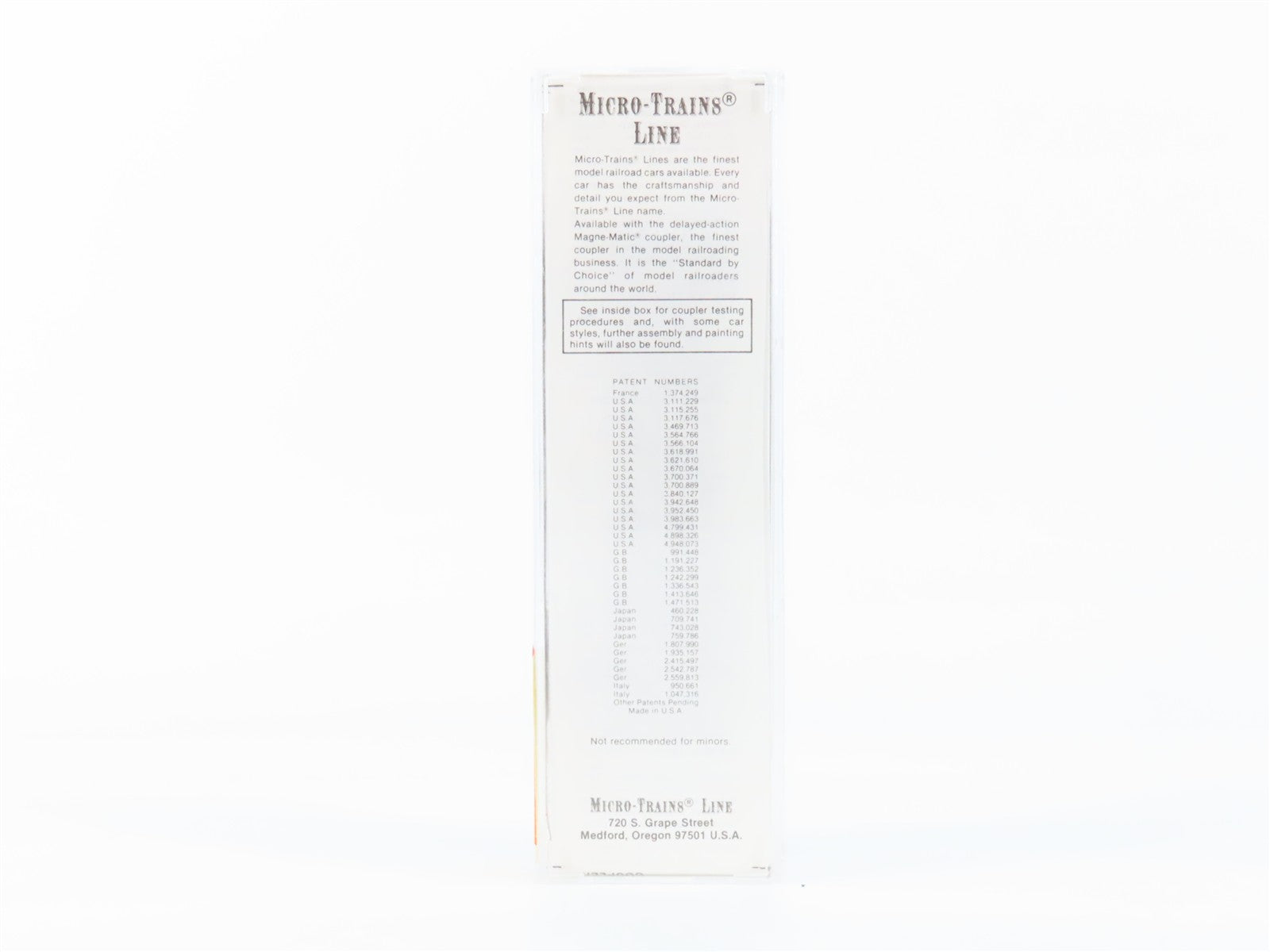 N Scale Micro-Trains MTL 42040 Menasha Wooden Ware Co. 40' Box Car 224 RTR