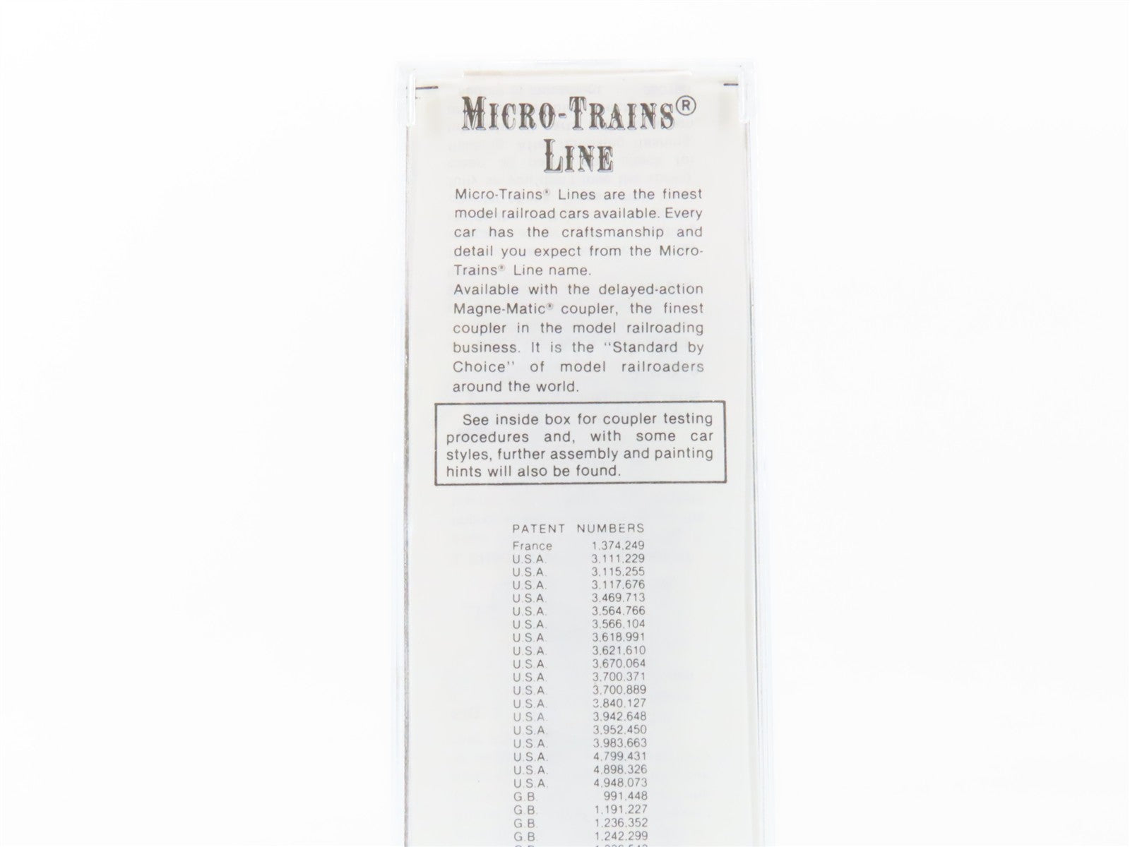 N Scale Micro-Trains MTL 42040 Menasha Wooden Ware Co. 40' Box Car 224 RTR
