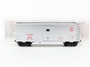 N Scale Micro-Trains MTL 20586 Alton Railroad 40' Single Door Box Car 1200 RTR