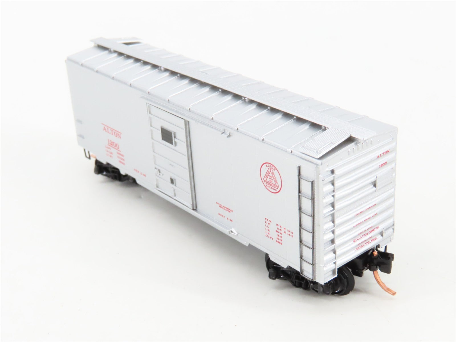 N Scale Micro-Trains MTL 20586 Alton Railroad 40' Single Door Box Car 1200 RTR