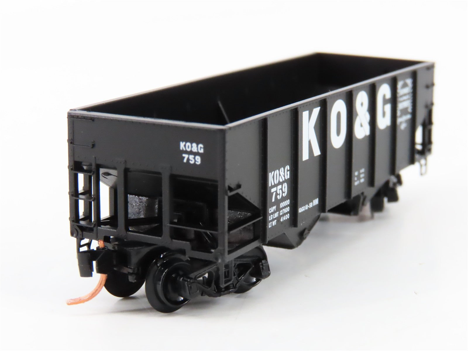N Scale Micro-Trains MTL 56360 Kansas, Oklahoma and Gulf 33' 2-Bay Hopper RTR