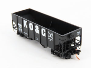 N Scale Micro-Trains MTL 56360 Kansas, Oklahoma and Gulf 33' 2-Bay Hopper RTR