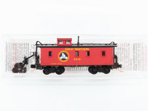 N Scale Micro-Trains MTL 51110 GN Great Northern 34' Wood Sheathed Caboose RTR