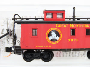 N Scale Micro-Trains MTL 51110 GN Great Northern 34' Wood Sheathed Caboose RTR