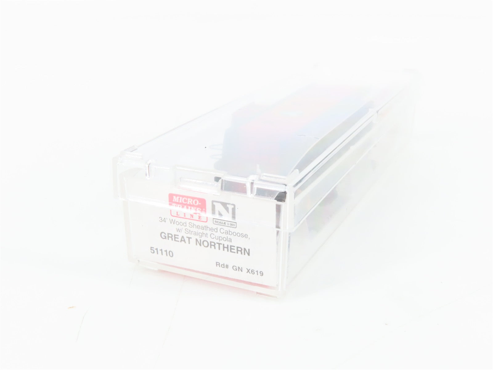 N Scale Micro-Trains MTL 51110 GN Great Northern 34' Wood Sheathed Caboose RTR