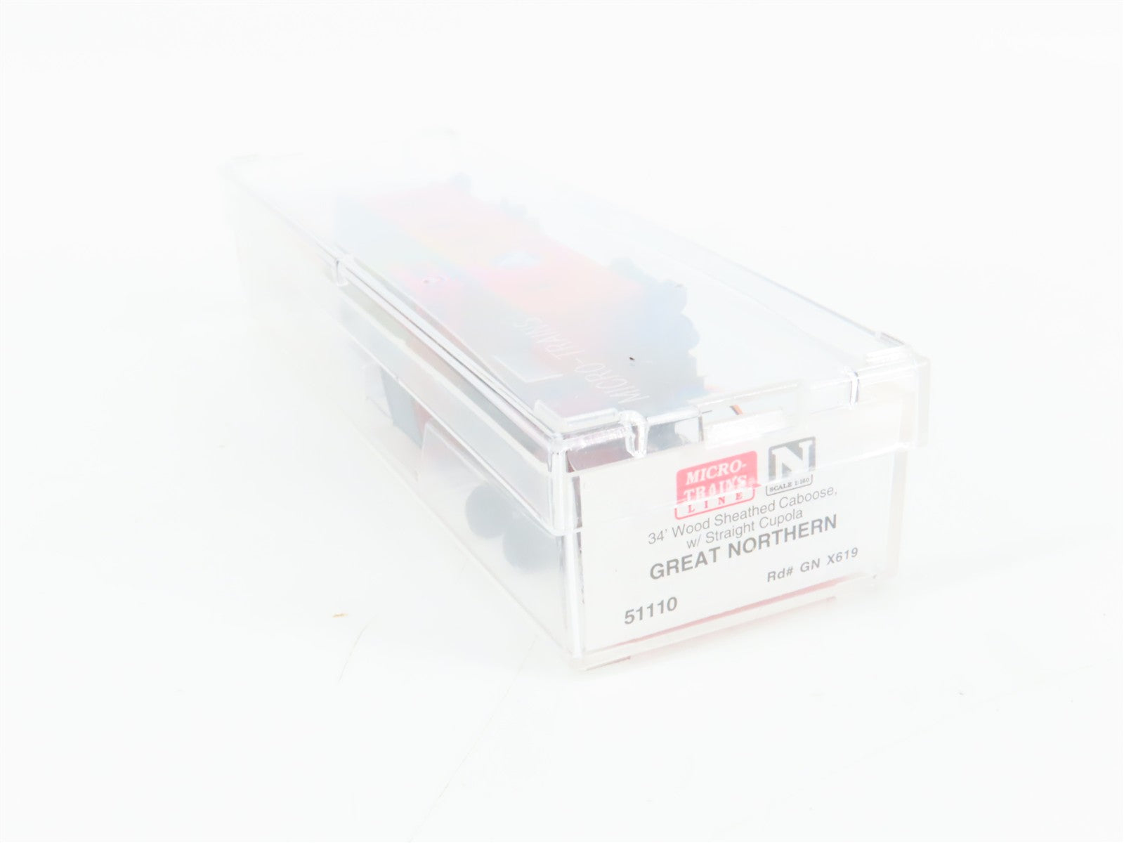 N Scale Micro-Trains MTL 51110 GN Great Northern 34' Wood Sheathed Caboose RTR