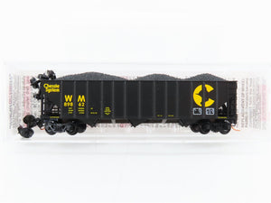 N Scale Micro-Trains MTL 108150 WM Western Maryland 3-Bay Open Hopper 89862 RTR