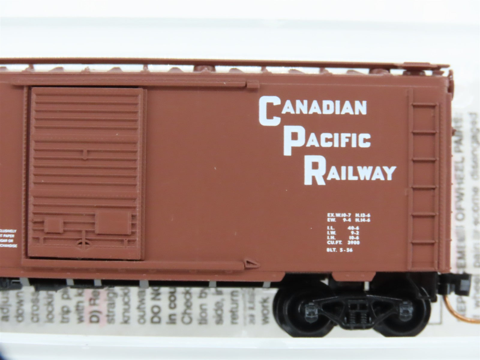 N Scale Micro-Trains MTL 20436/2 CP Canadian Pacific 40' Box Car 51059 RTR