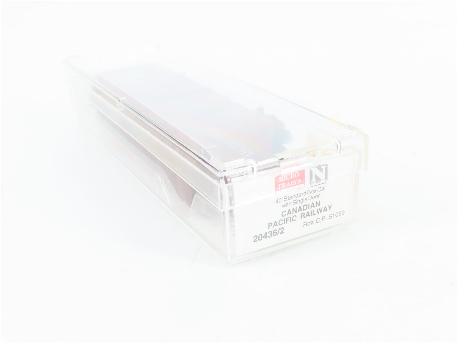 N Scale Micro-Trains MTL 20436/2 CP Canadian Pacific 40' Box Car 51059 RTR