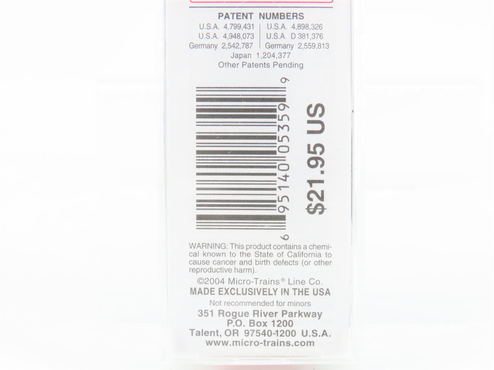 N Scale Micro-Trains MTL 65590 CP Canadian Pacific 39' Tank Car 389593 RTR