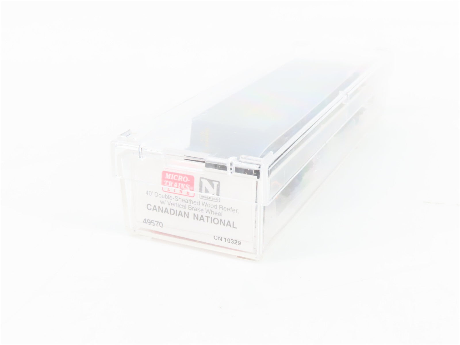 N Scale Micro-Trains MTL 49570 CN Canadian National 40' Reefer 10329 RTR