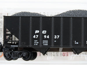 N Scale Micro-Trains MTL 108140 PC Penn Central 3-Bay Open Hopper 479437 RTR