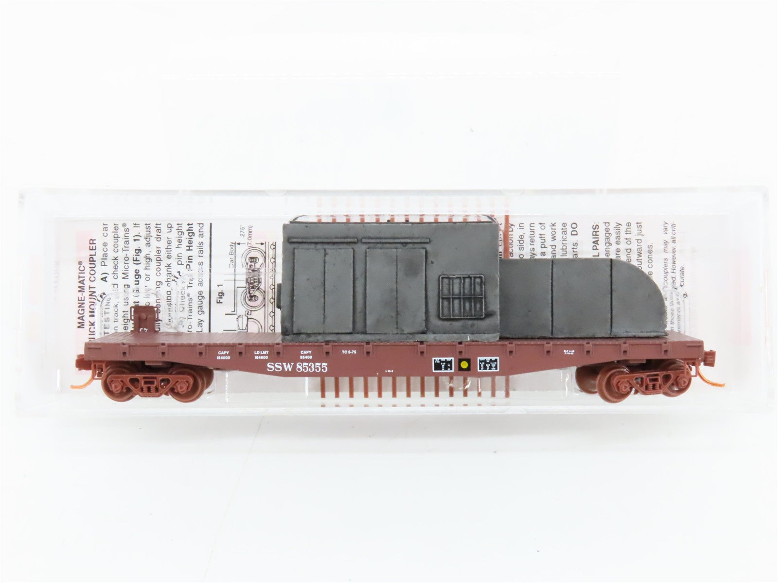 N Scale Micro-Trains MTL 04500330 SSW St. Louis Southwestern 50' Flat Car RTR