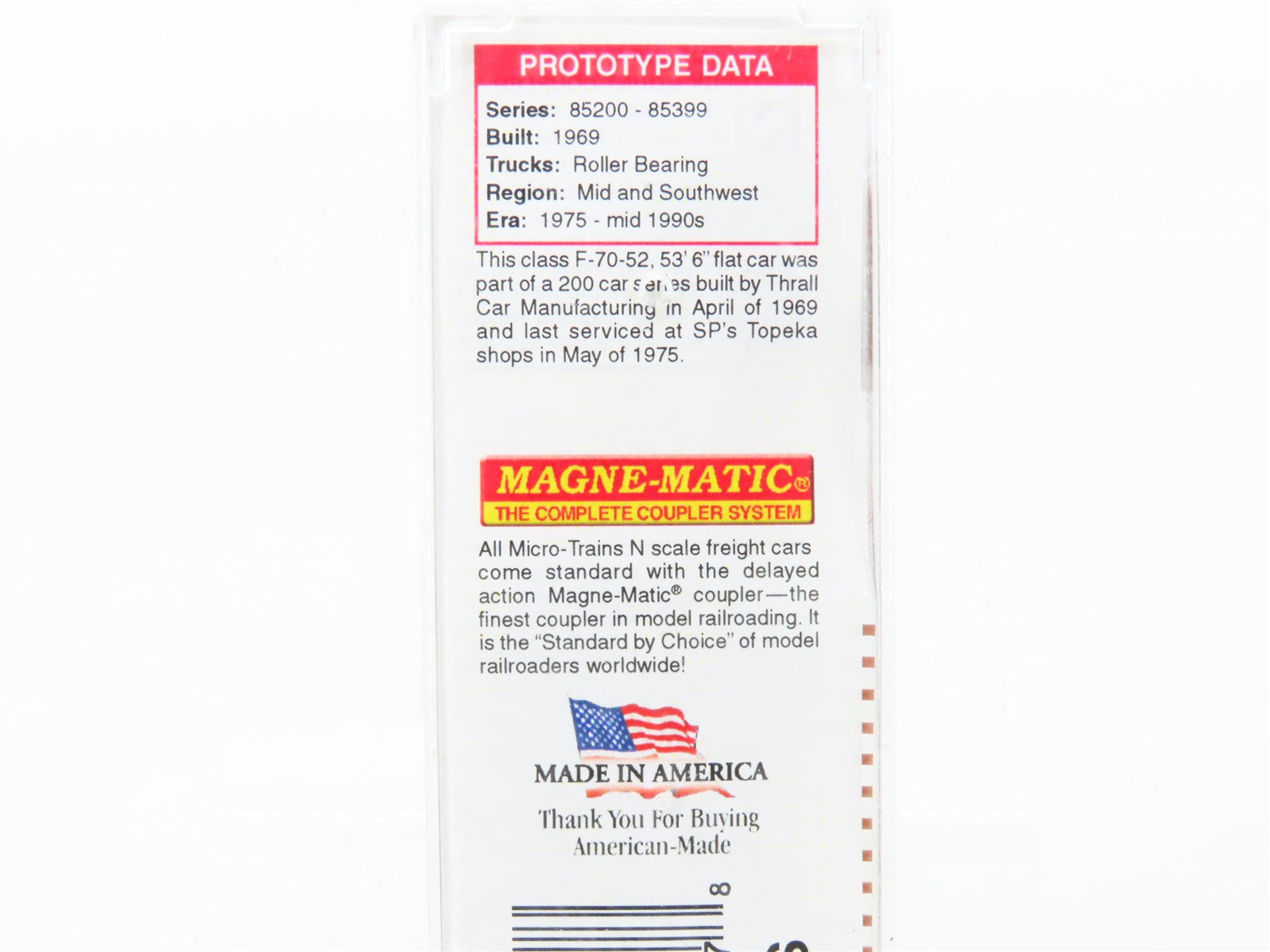 N Scale Micro-Trains MTL 04500330 SSW St. Louis Southwestern 50' Flat Car RTR