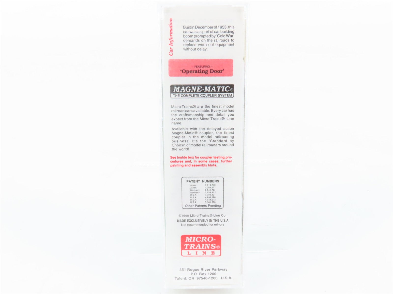 N Scale Micro-Trains MTL 20680 GN Great Northern 40' Box Car 39996 RTR