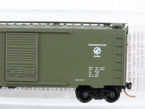 N Scale Micro-Trains MTL 20456 USAX United States Army 40' Box Car 24679 RTR