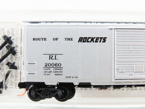 N Scale Micro-Trains MTL 20676 R.I. Rock Island 40' Box Car 20060 RTR