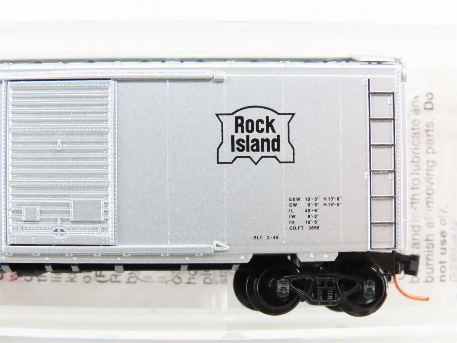 N Scale Micro-Trains MTL 20676 R.I. Rock Island 40' Box Car 20060 RTR