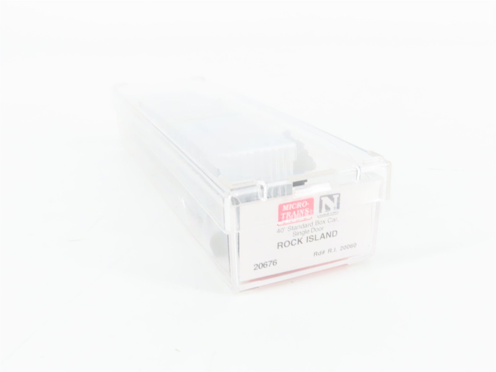 N Scale Micro-Trains MTL 20676 R.I. Rock Island 40' Box Car 20060 RTR