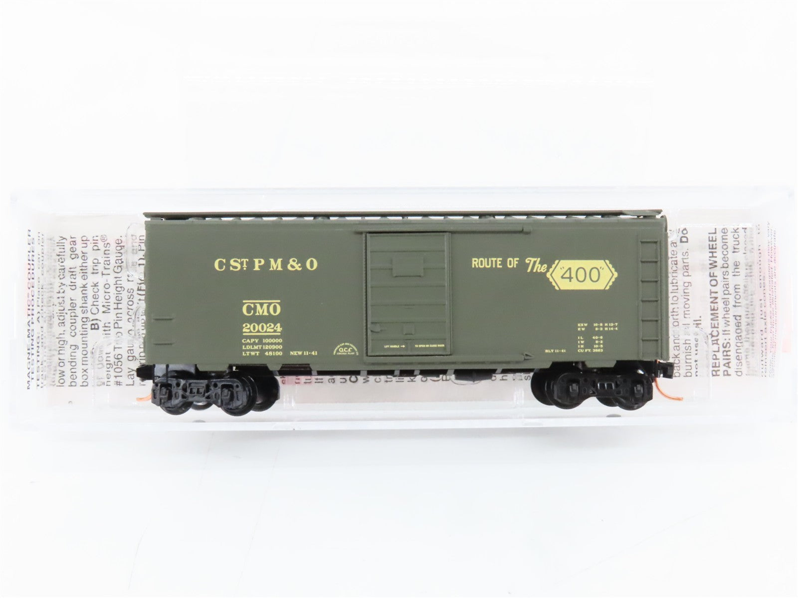 N Scale Micro-Trains MTL 20596 40' Box Car RTR