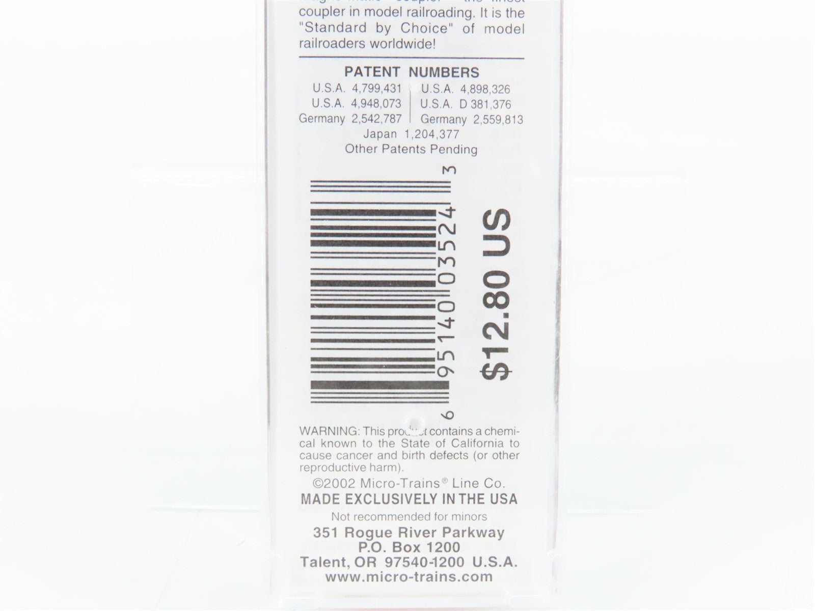 N Scale Micro-Trains MTL 20596 40' Box Car RTR