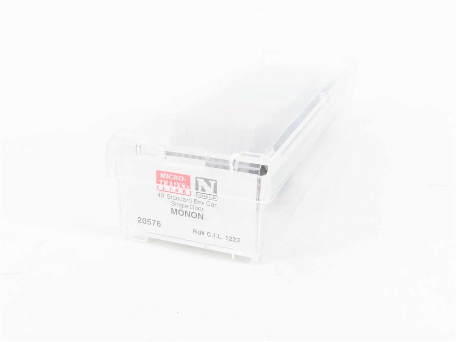 N Scale Micro-Trains MTL 20576 C.I.L. Monon 40' Box Car 1223 RTR