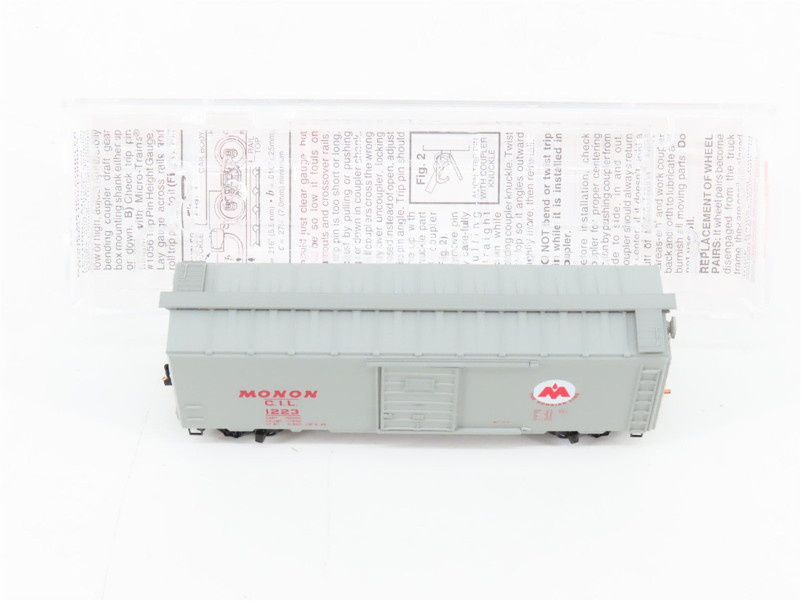 N Scale Micro-Trains MTL 20576 CIL Monon 40' Box Car 1223 RTR