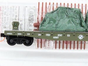 N Scale Micro-Trains MTL 45180 USAX United States Army 50' Flat Car 38065 RTR