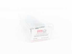 N Scale Micro-Trains MTL 45180 USAX United States Army 50' Flat Car 38065 RTR