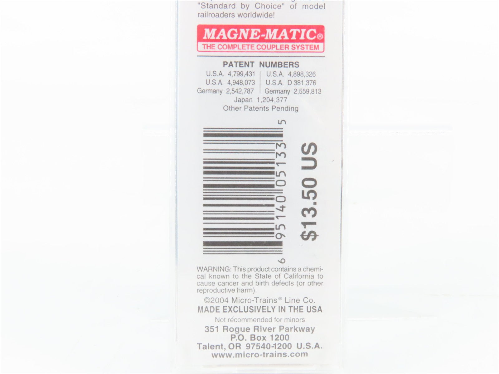 N Scale Micro-Trains MTL 20140 BM Boston & Maine 40' Box Car 74409 RTR