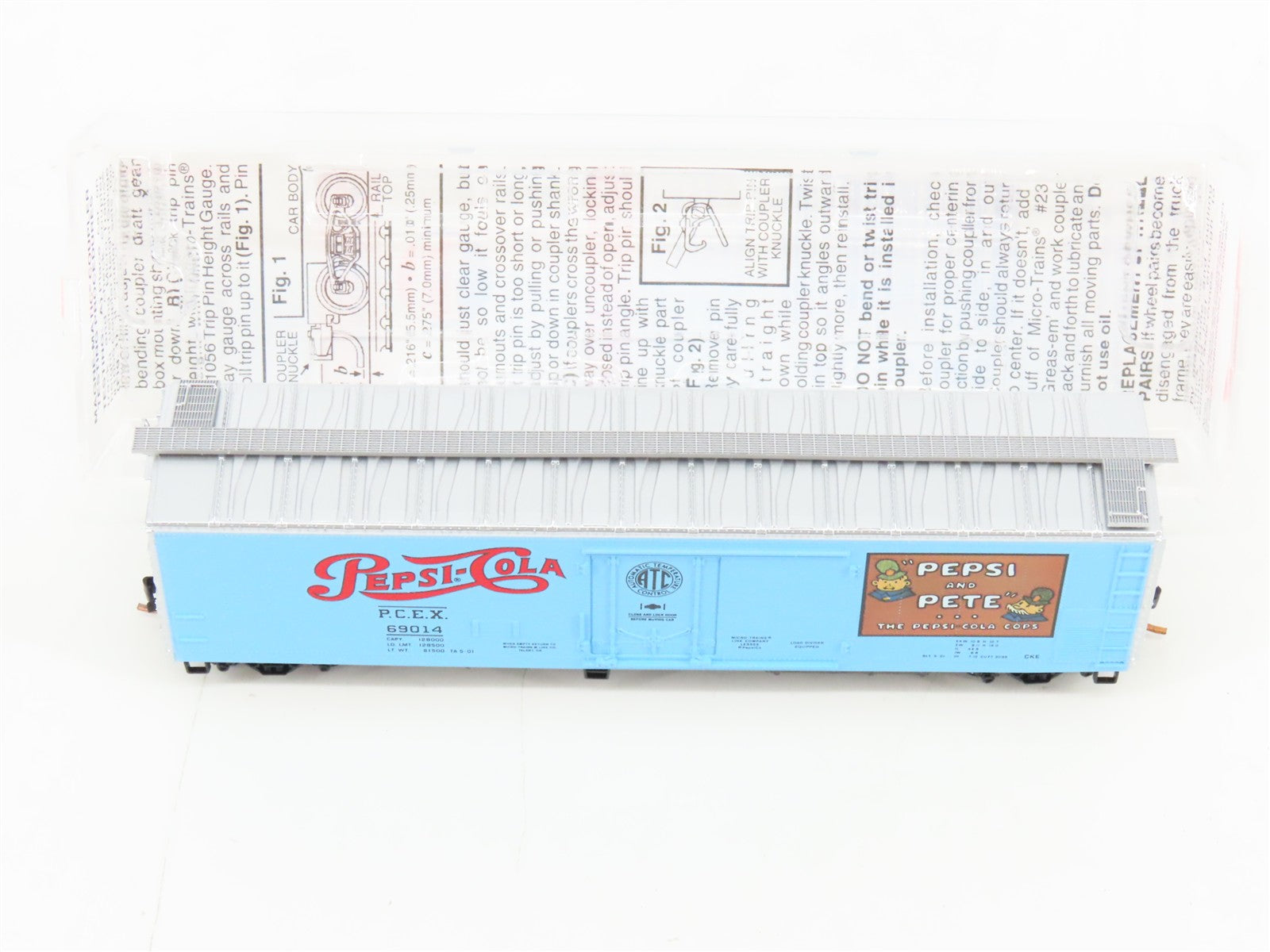 N Scale Micro-Trains MTL 69130 PCEX Pepsi-Cola 51' Reefer 69014 RTR