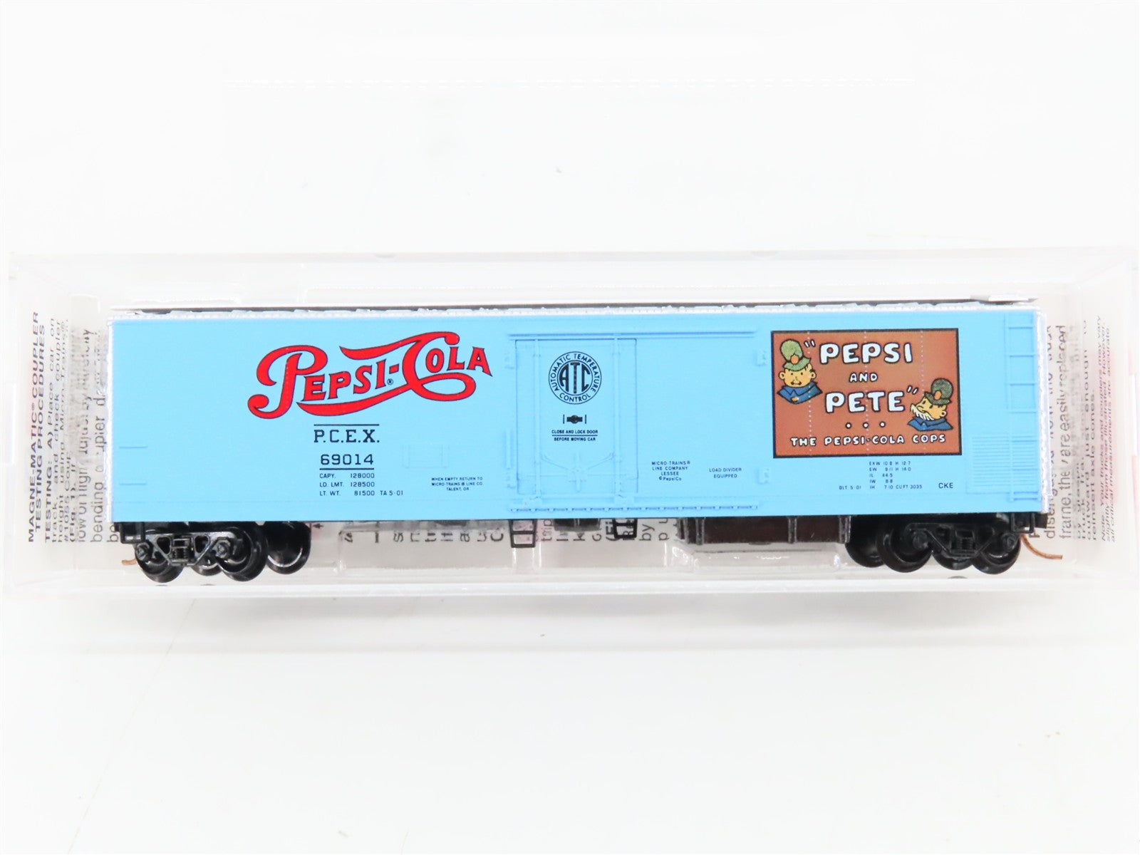 N Scale Micro-Trains MTL 69130 PCEX Pepsi-Cola 51' Mechanical Reefer 69014 RTR