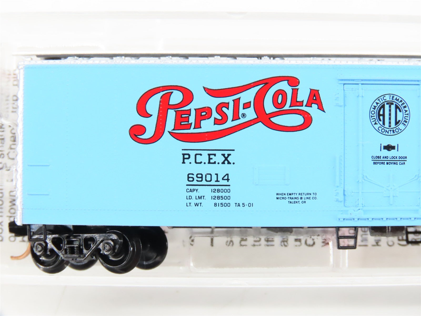N Scale Micro-Trains MTL 69130 PCEX Pepsi-Cola 51' Mechanical Reefer 69014 RTR