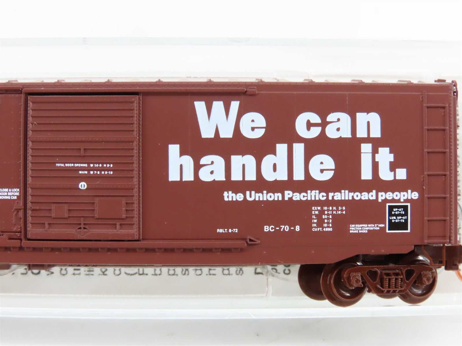 N Scale Micro-Trains MTL 76040 UP Union Pacific 50' Box Car 170456 RTR