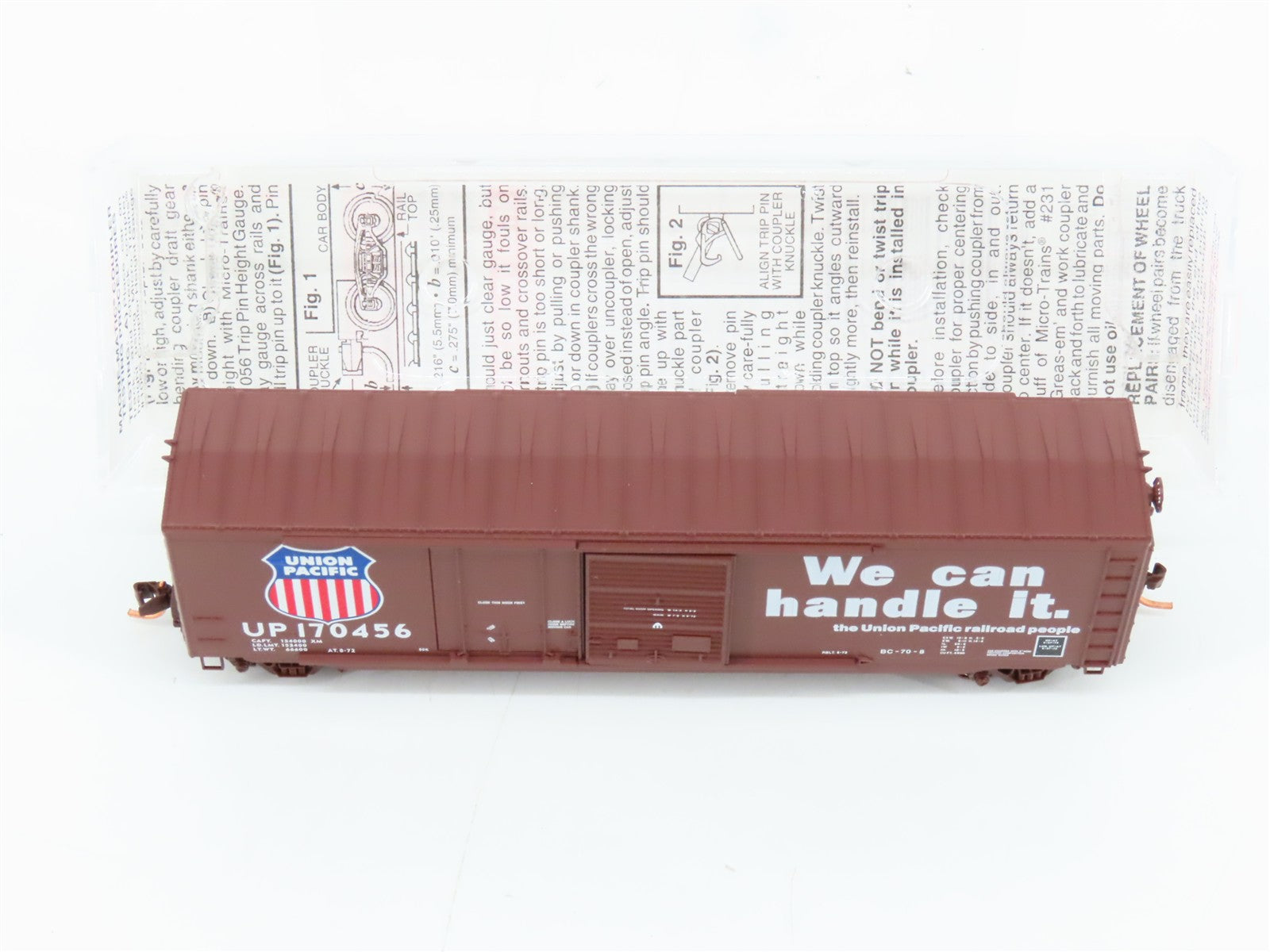 N Scale Micro-Trains MTL 76040 UP Union Pacific 50' Box Car 170456 RTR