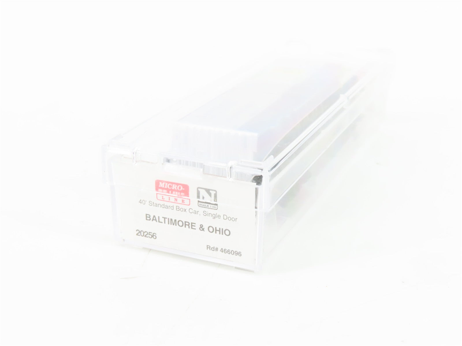 N Scale Micro-Trains MTL 20256 B&O Baltimore & Ohio 40' Box Car 466096 RTR
