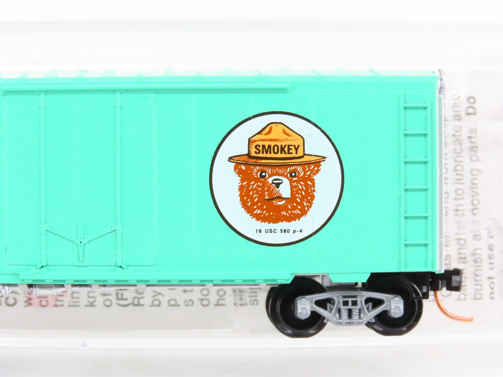 N Scale Micro-Trains MTL 74050 Smokey Bear / Fire Prevention Train Box Car RTR