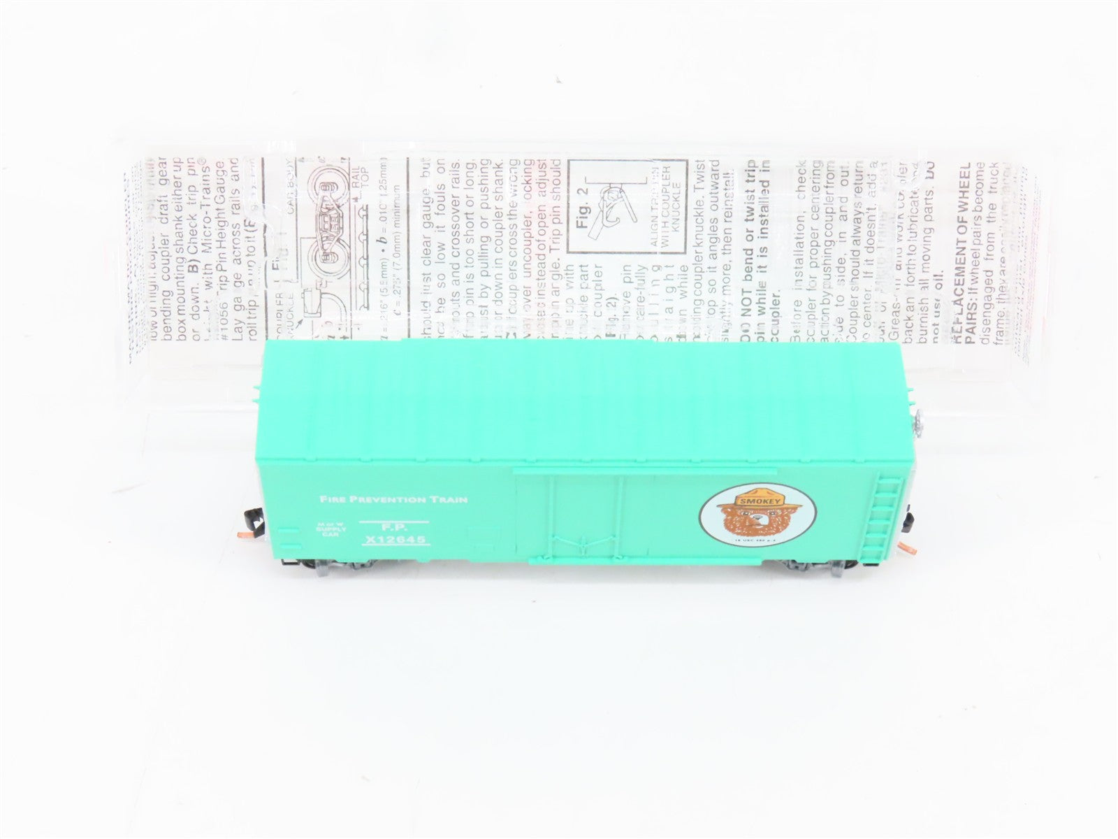 N Scale Micro-Trains MTL 74050 Smokey Bear / Fire Prevention Train Box Car RTR