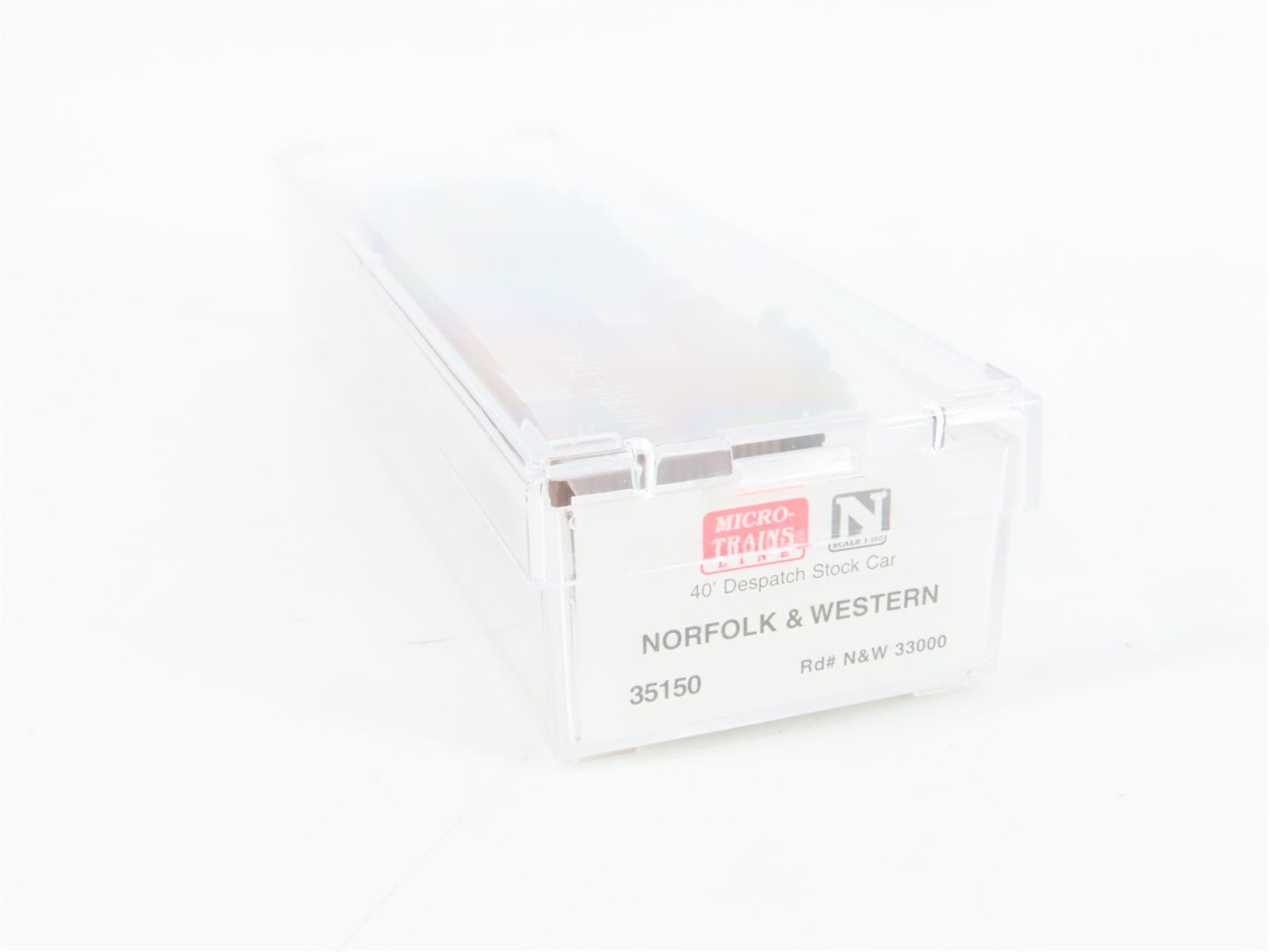 N Scale Micro-Trains MTL 35150 N&W Norfolk & Western 40' Stock/Cattle Car RTR