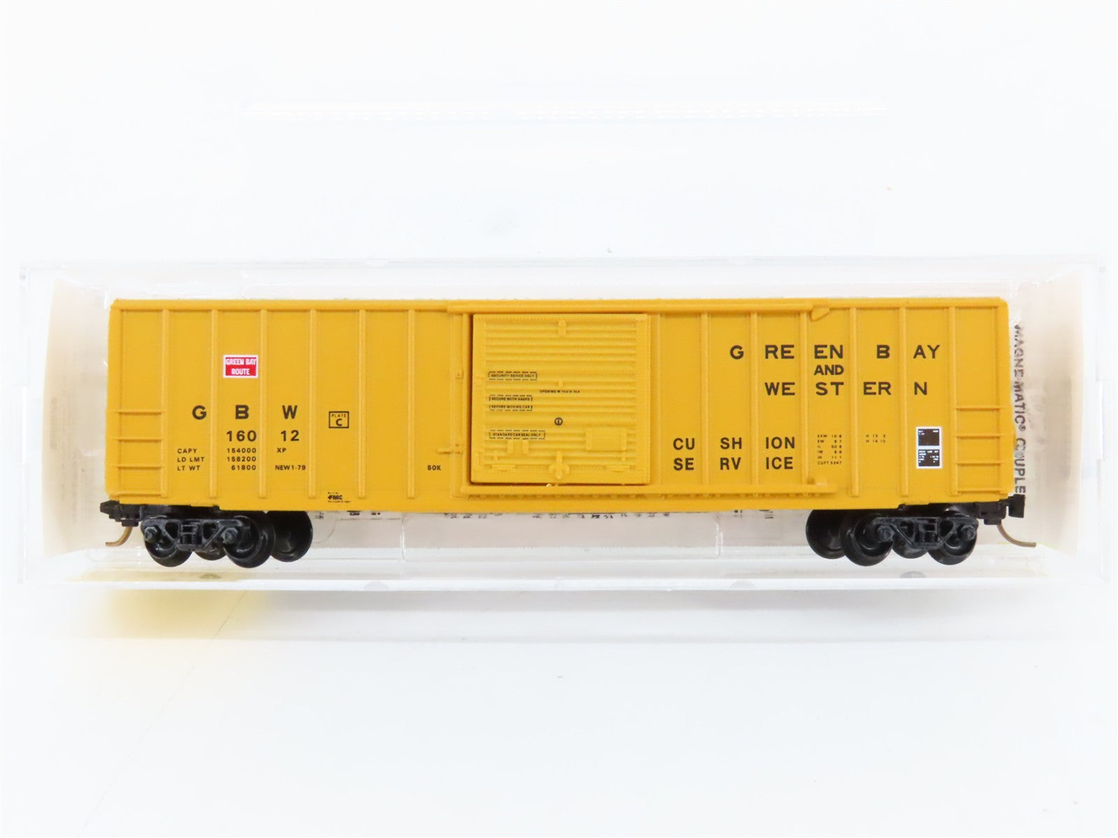 N Scale Micro-Trains MTL 25230 GBW Green Bay & Western 50' Box Car 16012 RTR