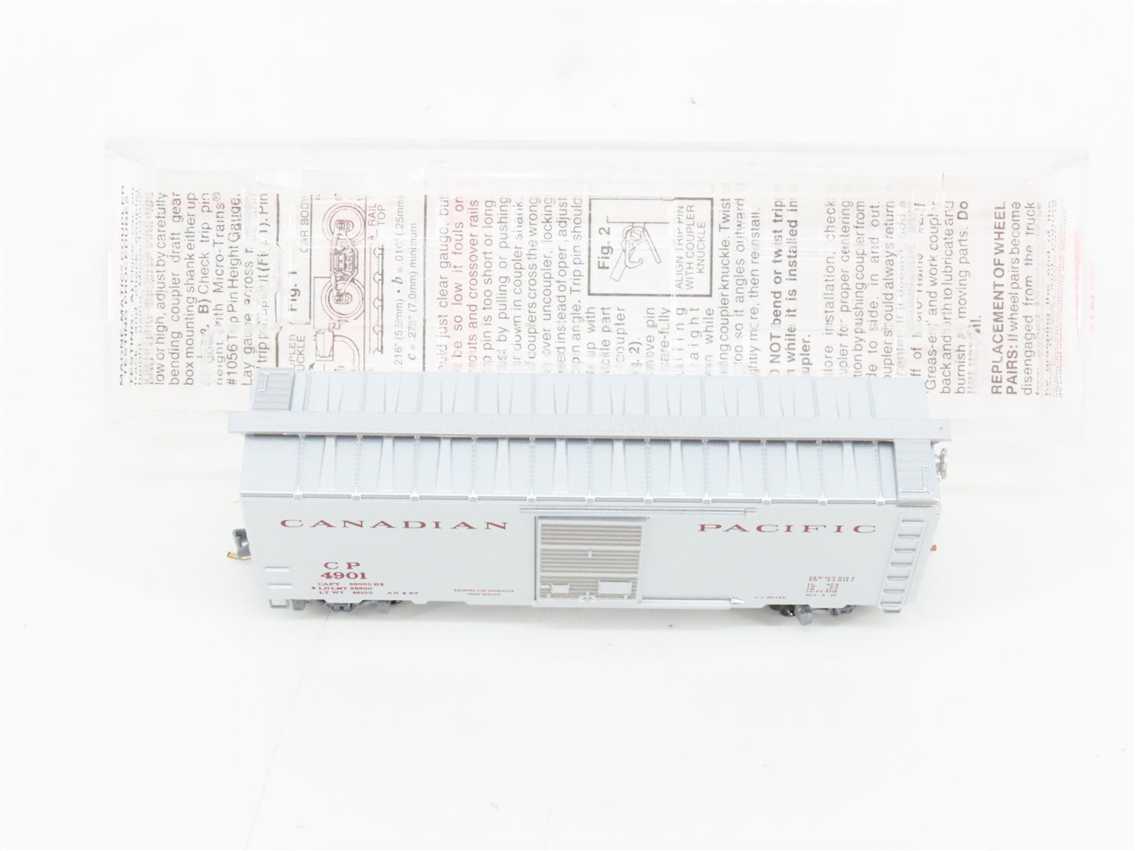 N Scale Micro-Trains MTL 20546 CP Canadian Pacific 40' Box Car 4901 RTR