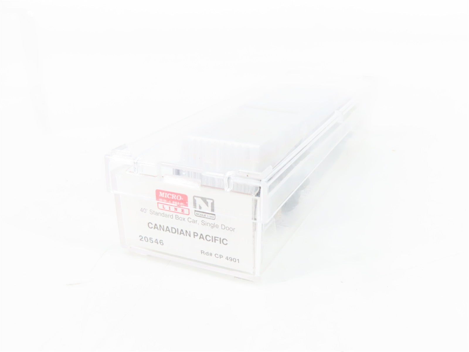 N Scale Micro-Trains MTL 20546 CP Canadian Pacific 40' Box Car 4901 RTR