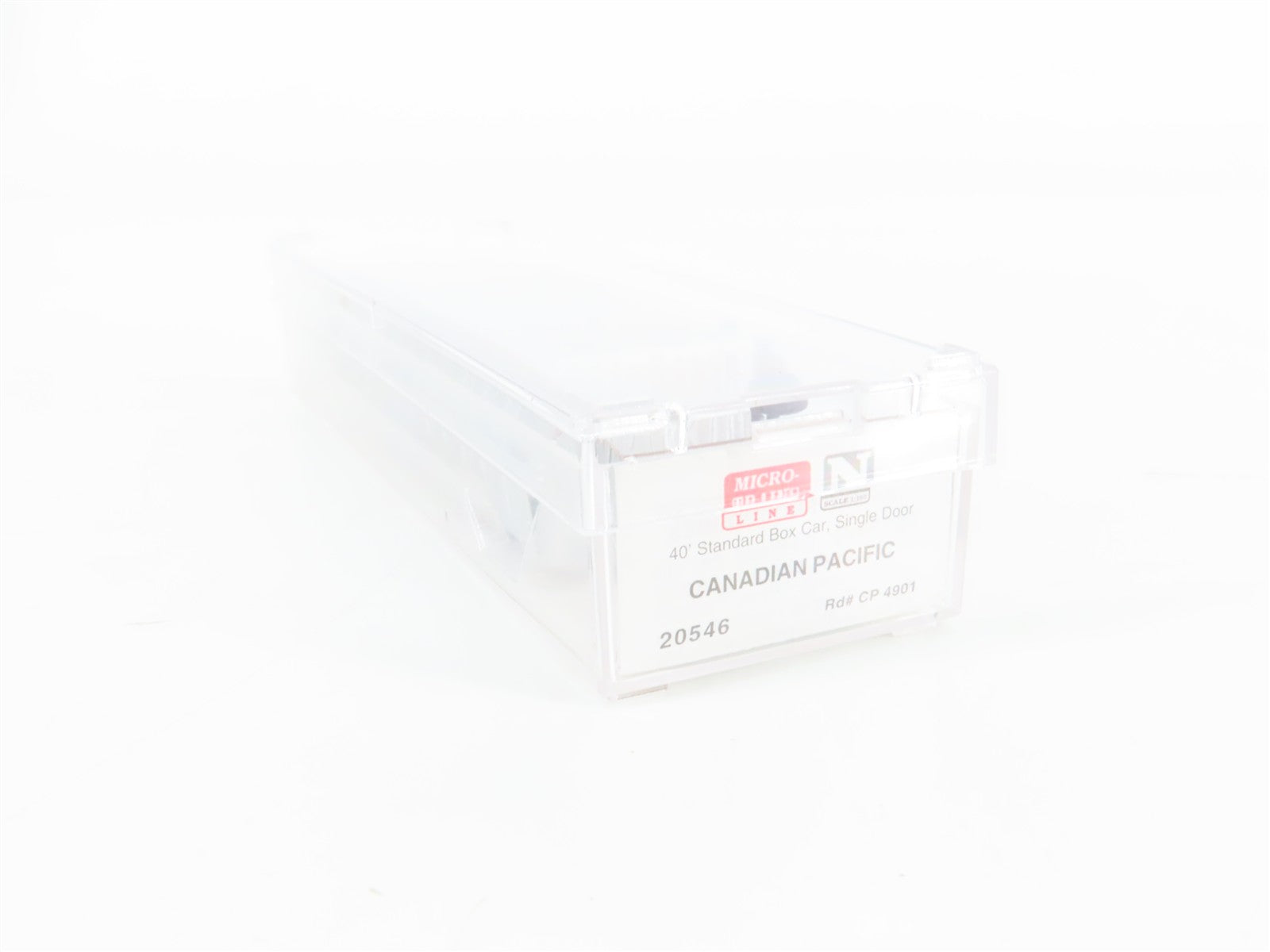 N Scale Micro-Trains MTL 20546 CP Canadian Pacific 40' Box Car 4901 RTR